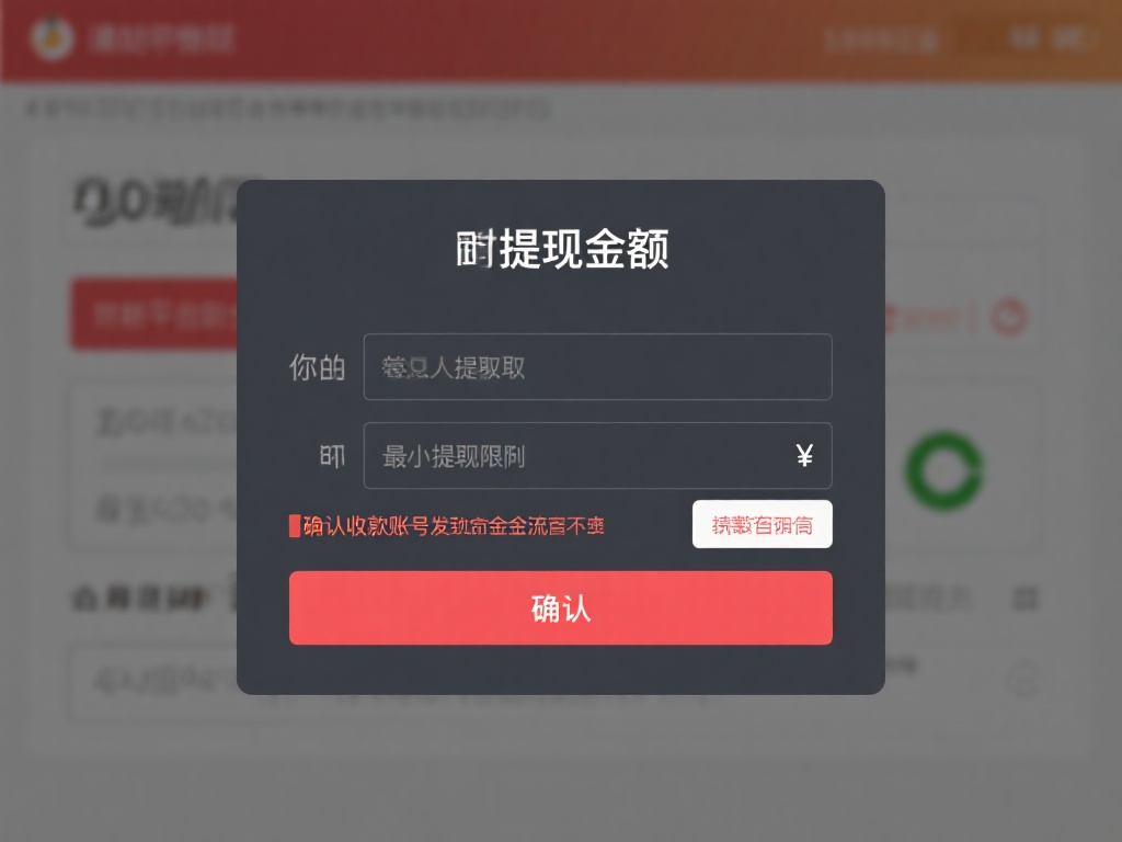 输入提现金额并确认信息
输入你希望提取的金额，注